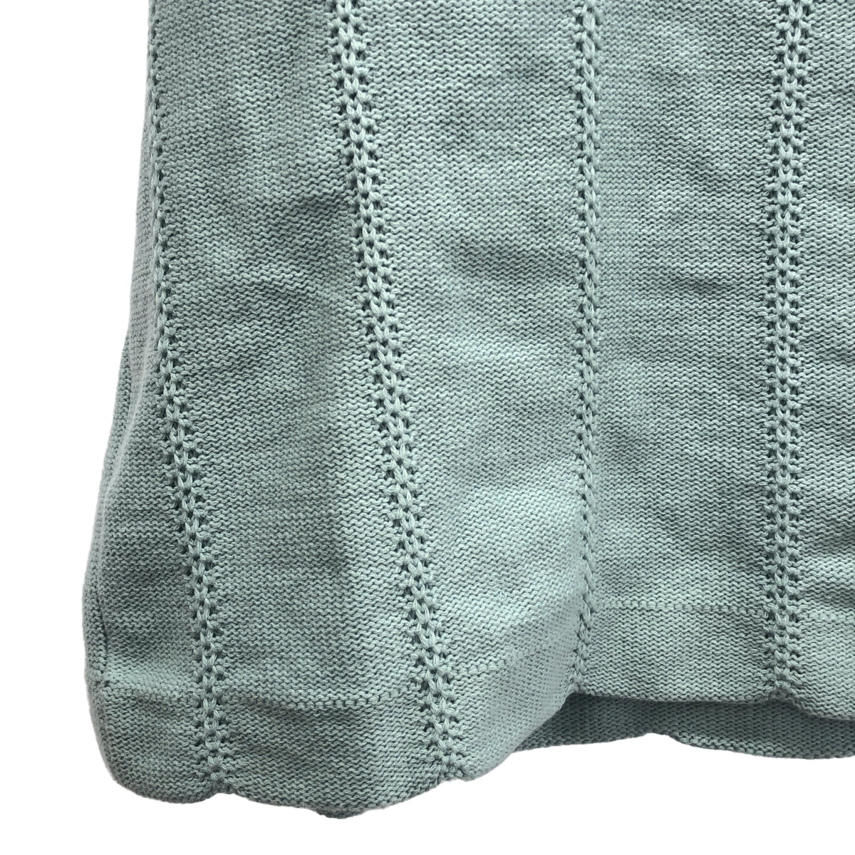 RICE NINE TEN / ライスナインテン | 2024SS | Knitting Soccer Jersey サッカージャージー コットン サマーニット | M | ライトブルー | メンズ