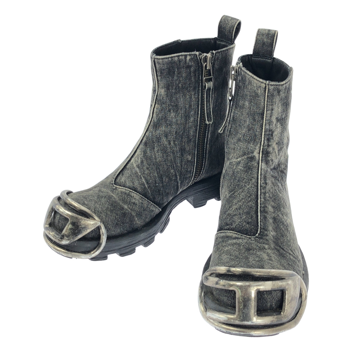 DIESEL D-Hammer Bt Zip D-Zip 踝靴 | 尺寸 26.5cm | 黑色 | 男款