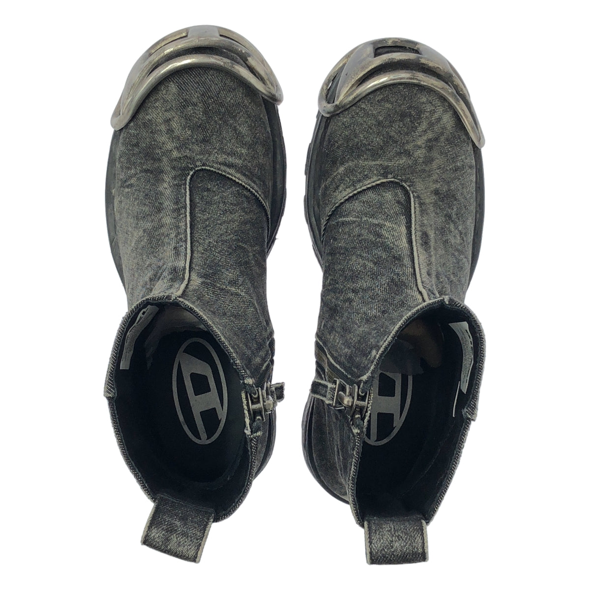 DIESEL D-Hammer Bt Zip D-Zip 踝靴 | 尺寸 26.5cm | 黑色 | 男款