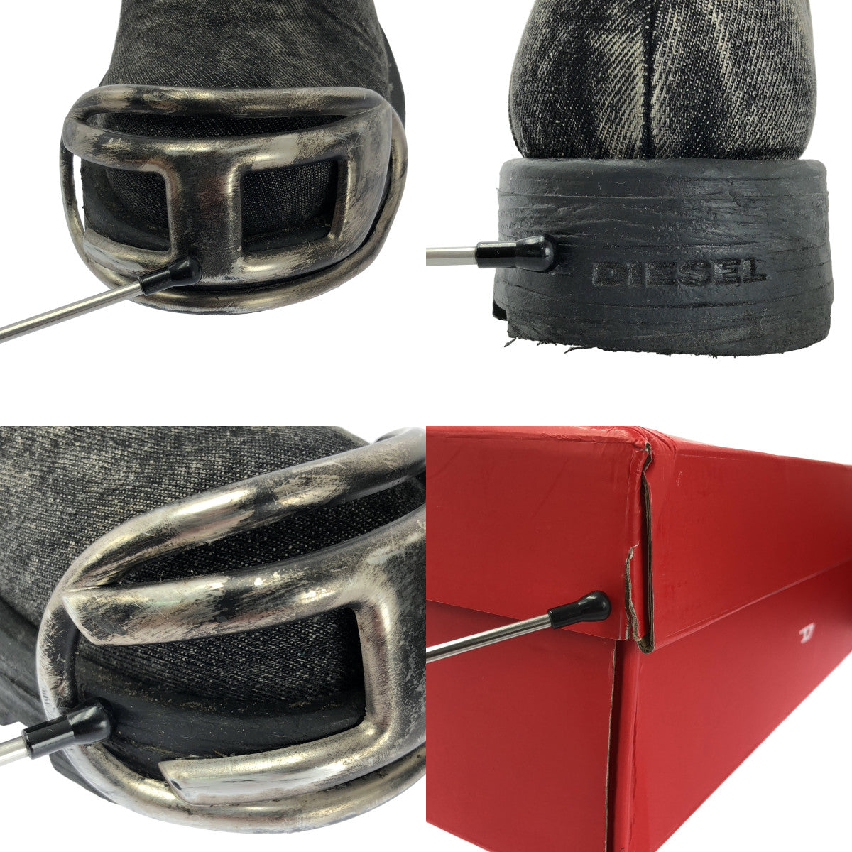 DIESEL | D-Hammer Bt Zip D-Zip 踝靴 | 尺寸 26.5cm |
