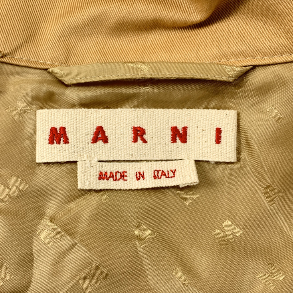 MARNI | 棉質華達呢超大擺擺飛行員夾克 | 尺寸 48 | 男款