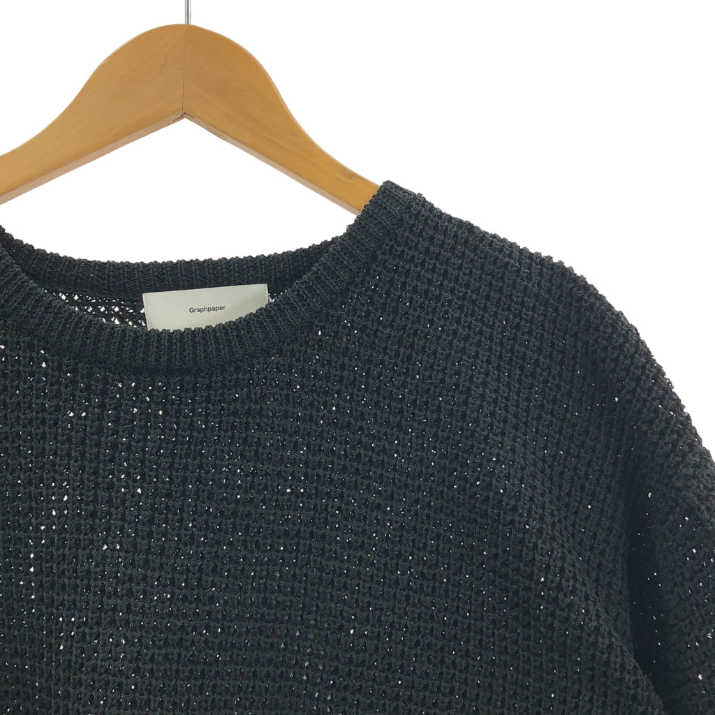 Graphpaper / 그래프 종이 | 2024SS | Linen SOLOTEX Knit Crew Neck / 크루넥 니트 스웨터 | 1 |