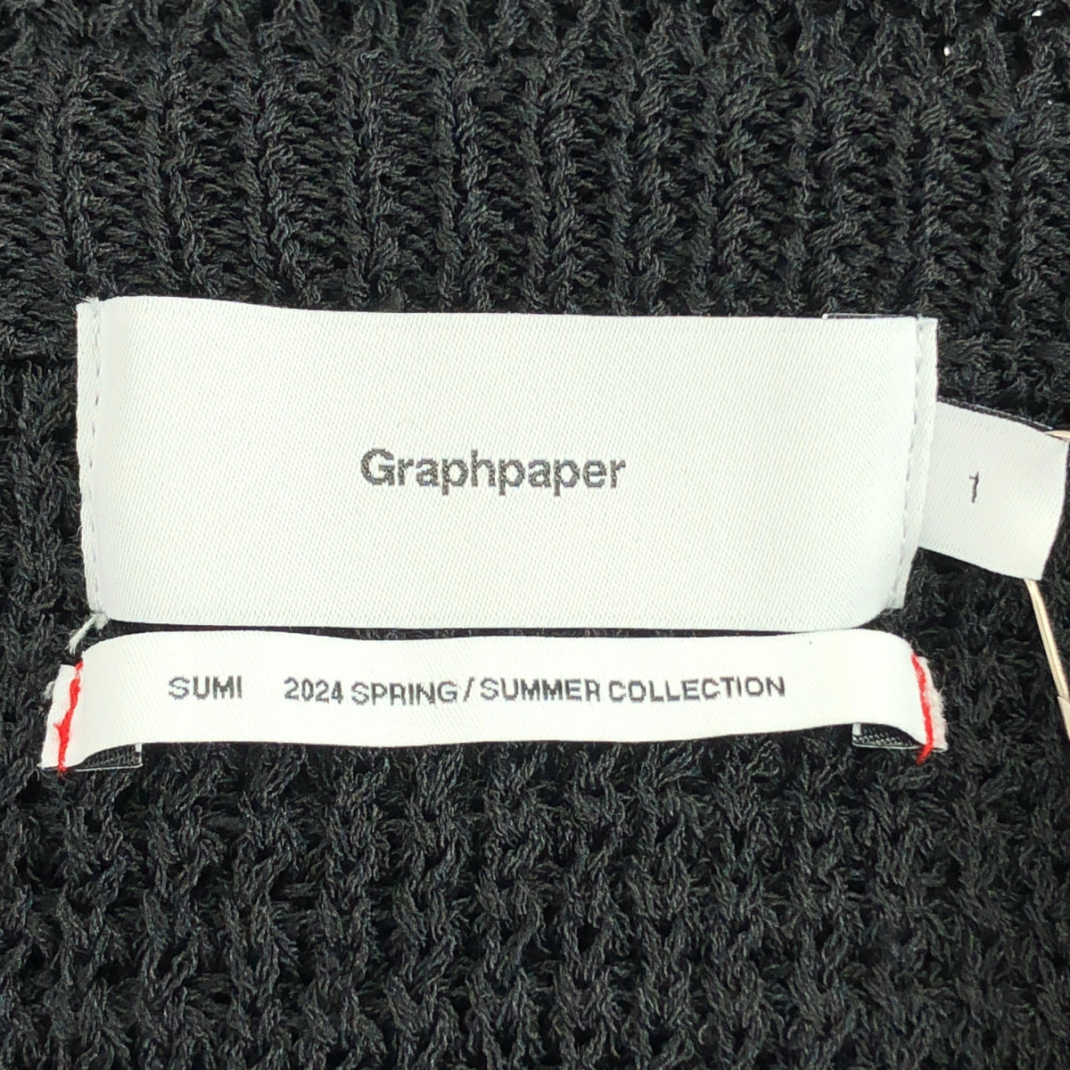 Graphpaper / 그래프 종이 | 2024SS | Linen SOLOTEX Knit Crew Neck / 크루넥 니트 스웨터 | 1 |