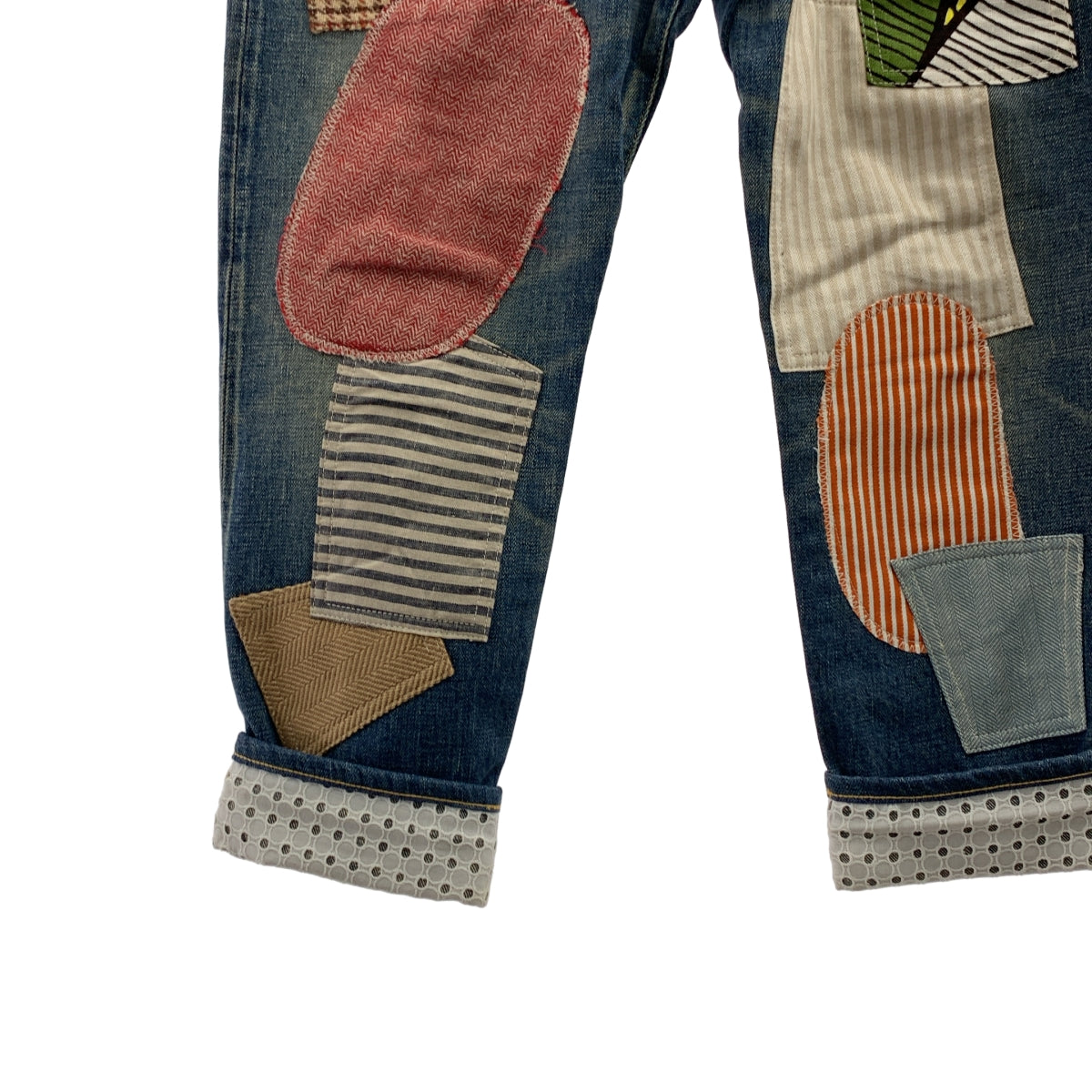 JUNYA WATANABE COMME des GARCONS / 준야와타나베 | 2016SS | denim / 패치워크 데님 팬츠 | XS |