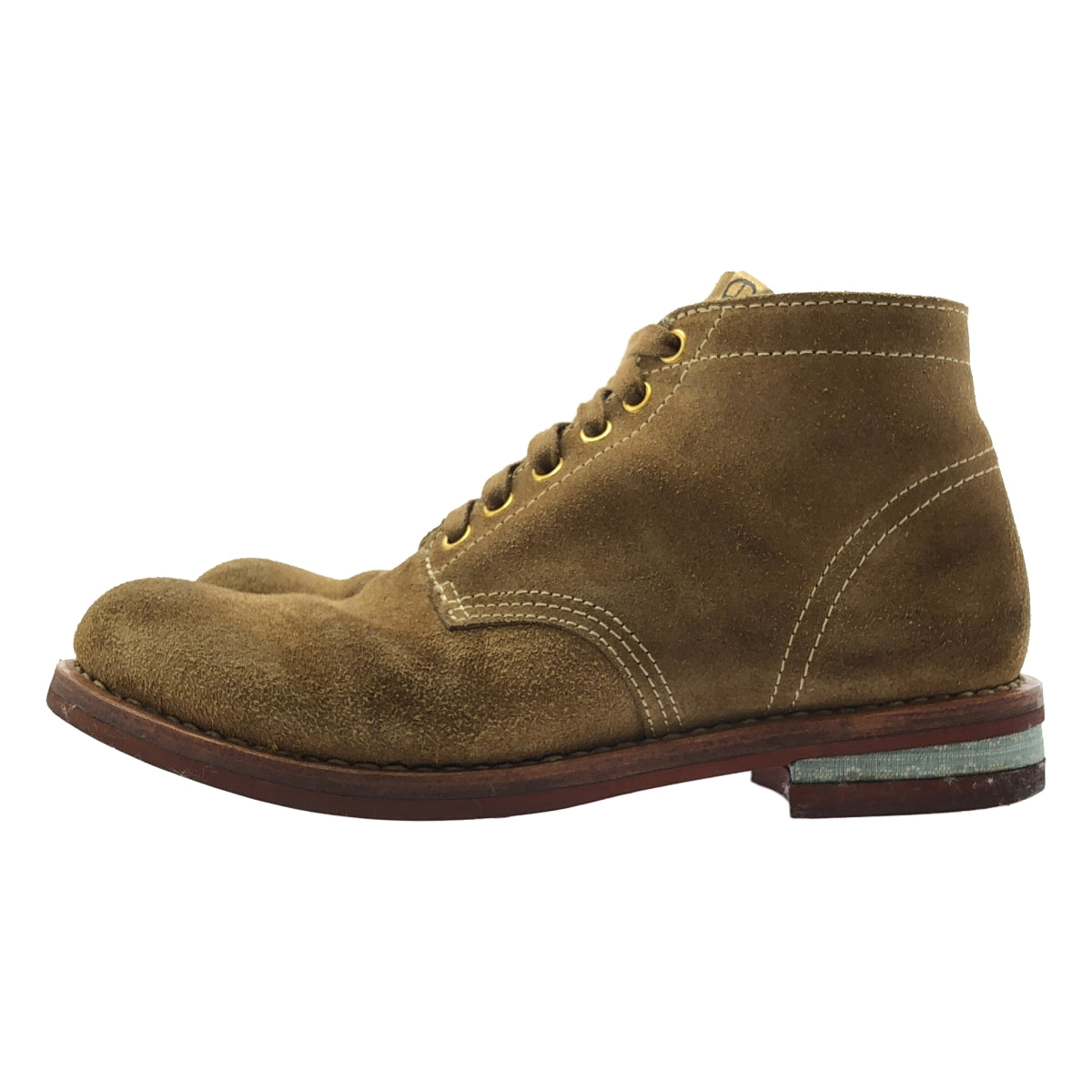 visvim Brigadier Folk 絨面革靴子 | 美碼 8 | 棕色 | 男款