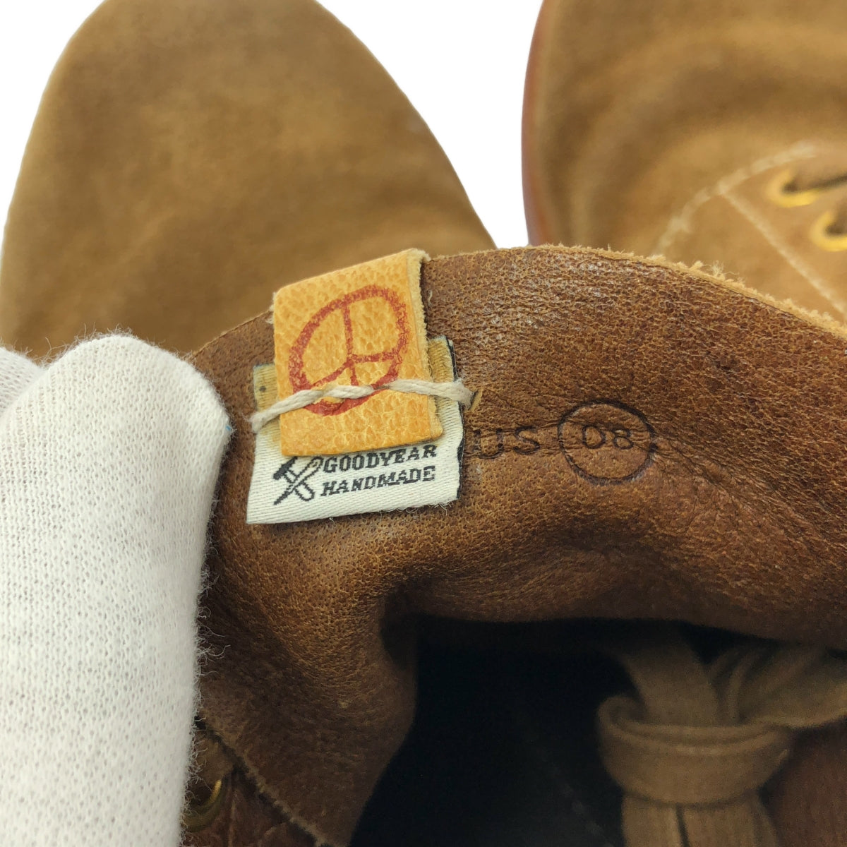 visvim Brigadier Folk 絨面革靴子 | 美碼 8 | 棕色 | 男款