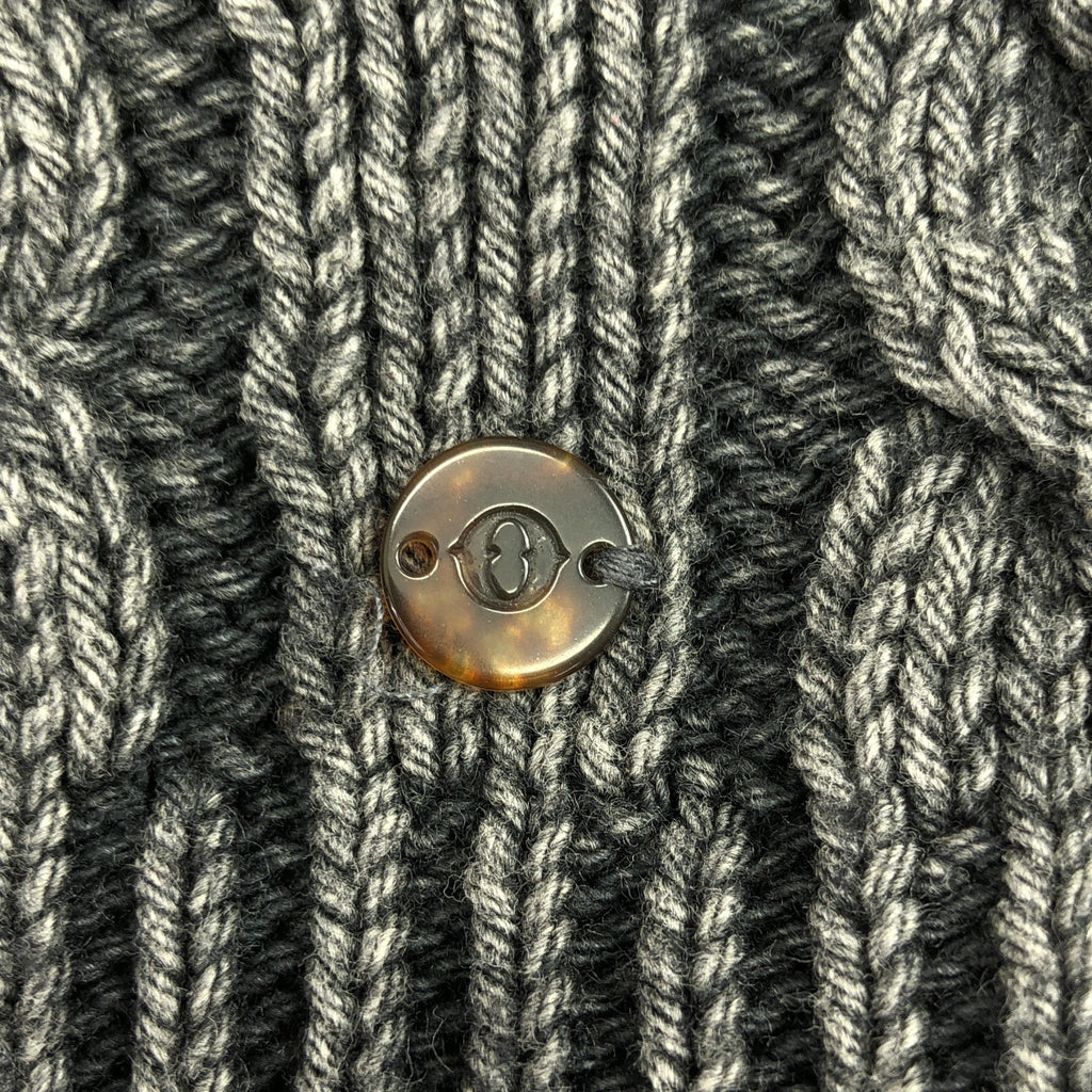 ottod'Ame / オットダム | ダメージ加工 アラン ケーブルニット セーター | 38 | チャコールグレー | レディース