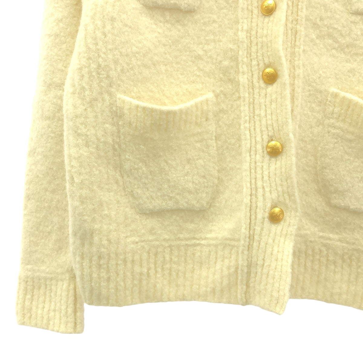 SEVEN TEN by MIHO KAWAHITO / 세븐틴 바이 미호카와히토 | 멜튼 울 2WAY 가디건 | S | 화이트 | 여성