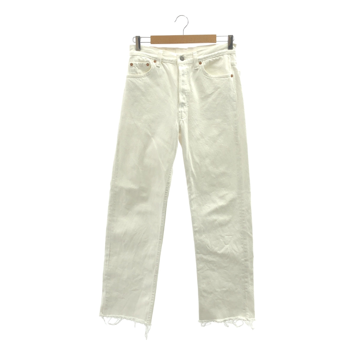 Levi's / 리바이스 | 1999s 빈티지 501 화이트 데님 팬츠 USA 제 각인 520 | W30 L34 | 화이트 | 남성