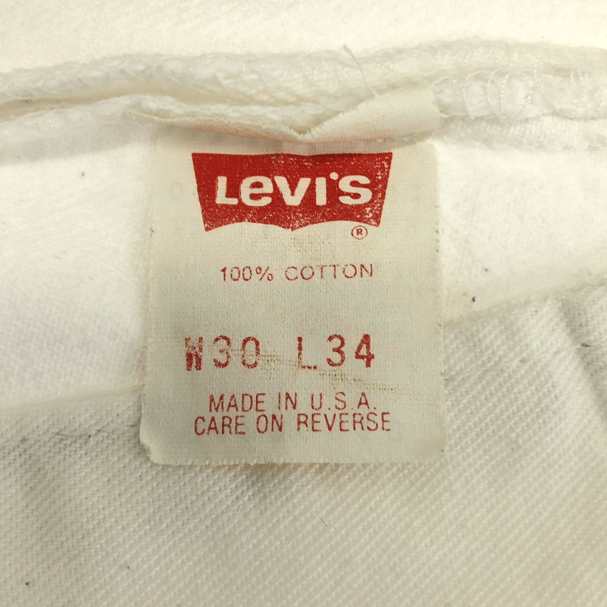 Levi's / リーバイス | 1999s ヴィンテージ 501 ホワイト デニムパンツ USA製 刻印520 | W30 L34 | ホワイト | メンズ