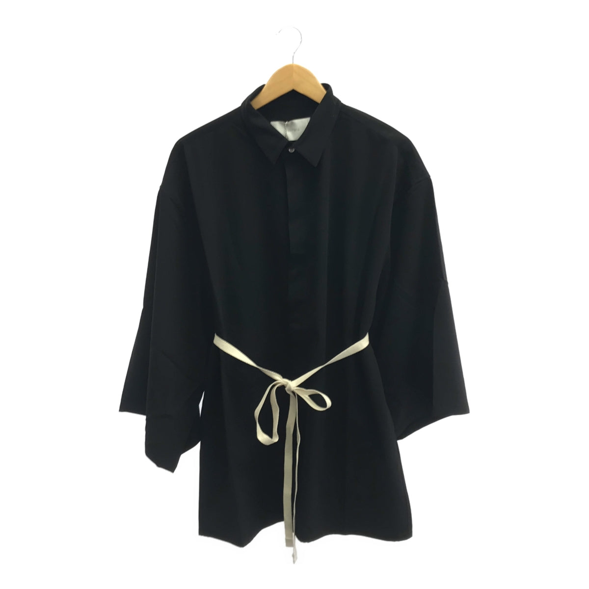 [New] prasthana / Prasthana | long loop big sleeve shirt | M | Black | Men's