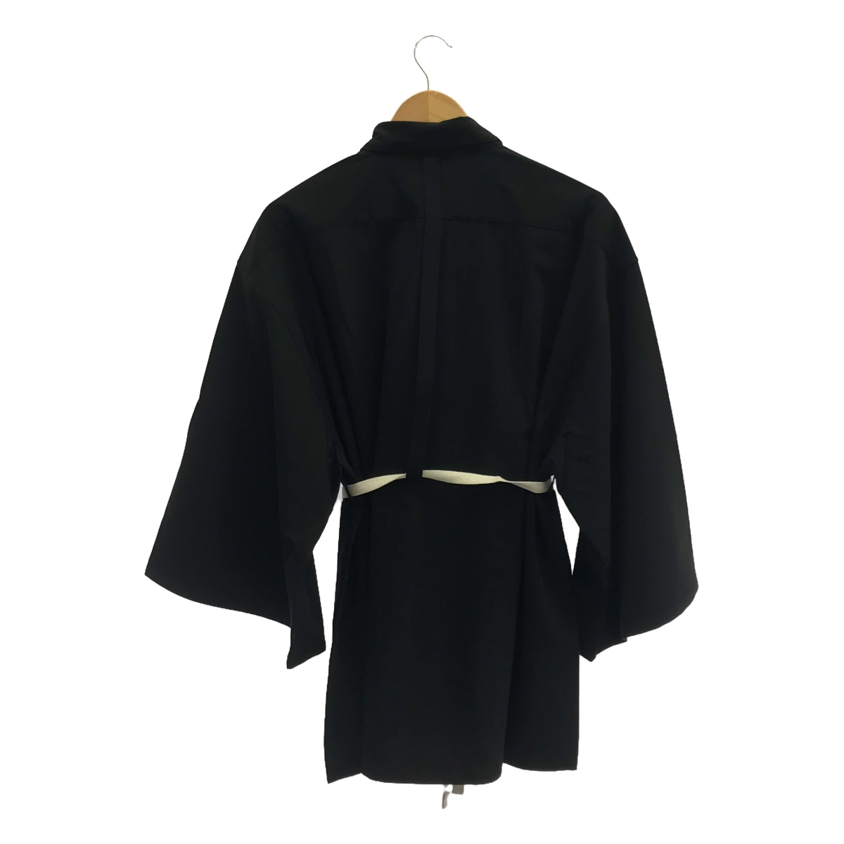 【신품】 prasthana / 프라스타나 | long loop big sleeve shirt 반팔 셔츠 | M | 블랙 | 남성
