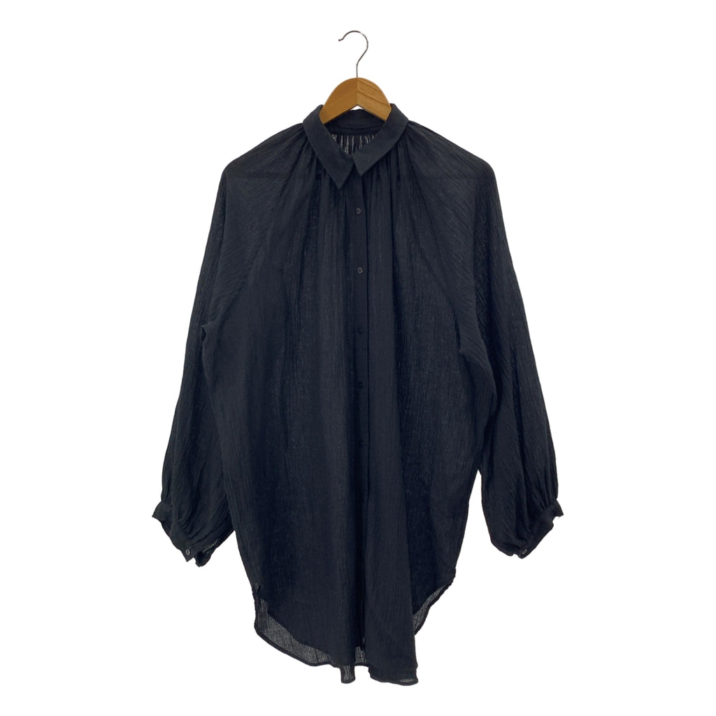 Plage / プラージュ | 2024SS | Crepe Long ロング シャツ |