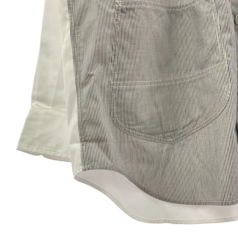 COMME des GARCONS HOMME / 꼼데가르송 옴므 | 2025SS | 스트라이프 전환 멀티 포켓 셔츠 | S | 남성
