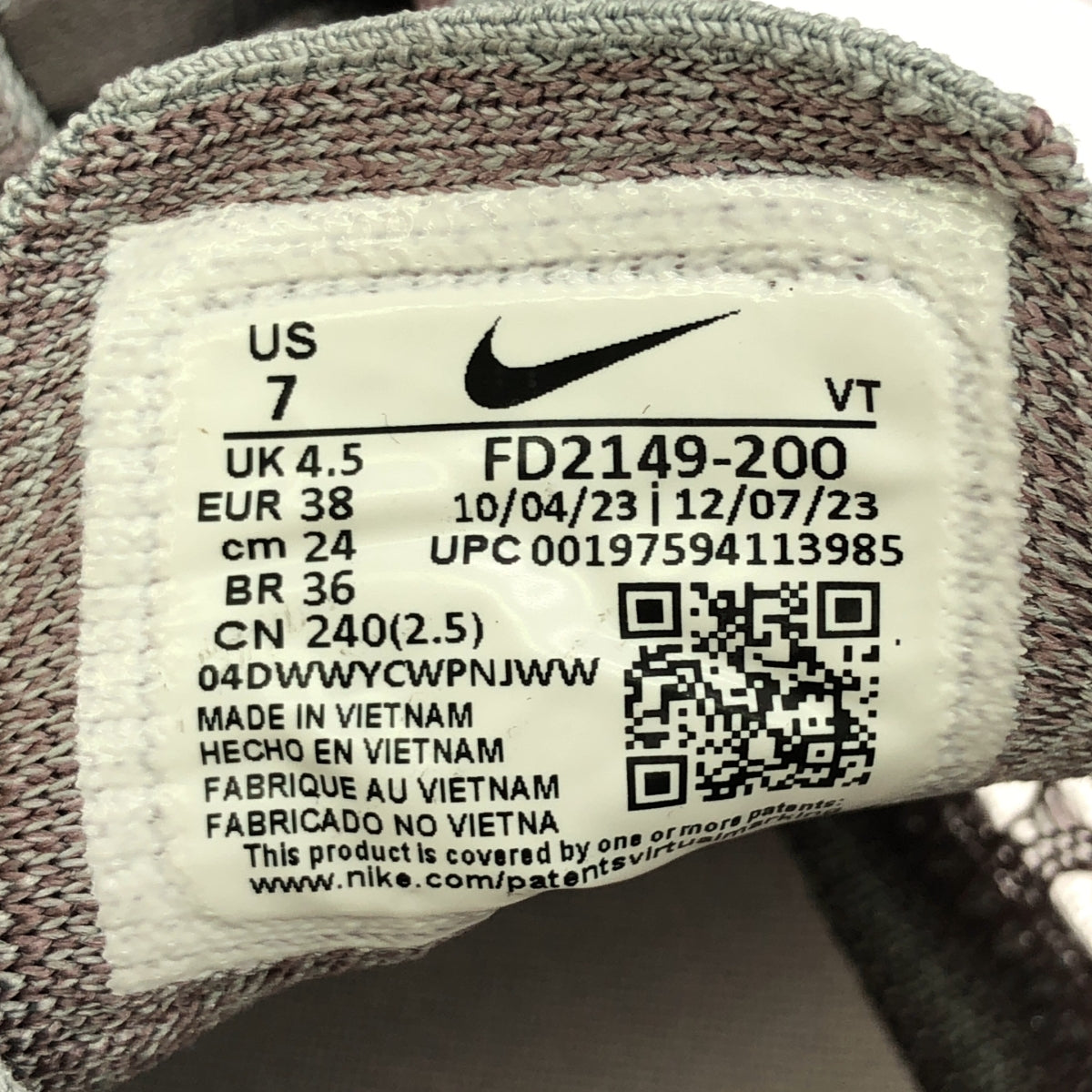 【美品】  NIKE / ナイキ | Flyknit Bloom Platinum スニーカー | 24 | パープル/グレー/ホワイト | レディース