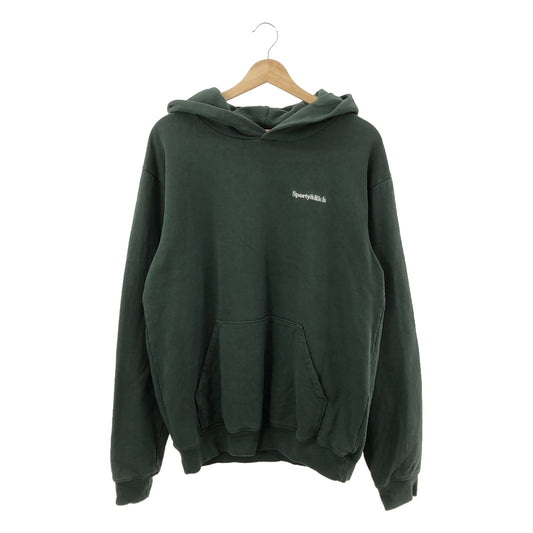 SPORTY&RICH / スポーティーアンドリッチ | 2021AW | SERIF LOGO HOODIE パーカー | グリーン | レディース