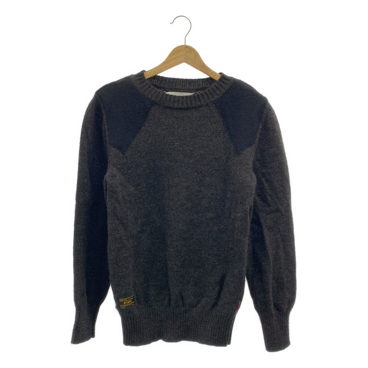 WTAPS / ダブルタップス | DECK CREW-C / SWEATER.WOOL ウール デッキ ニット | 1 | メンズ