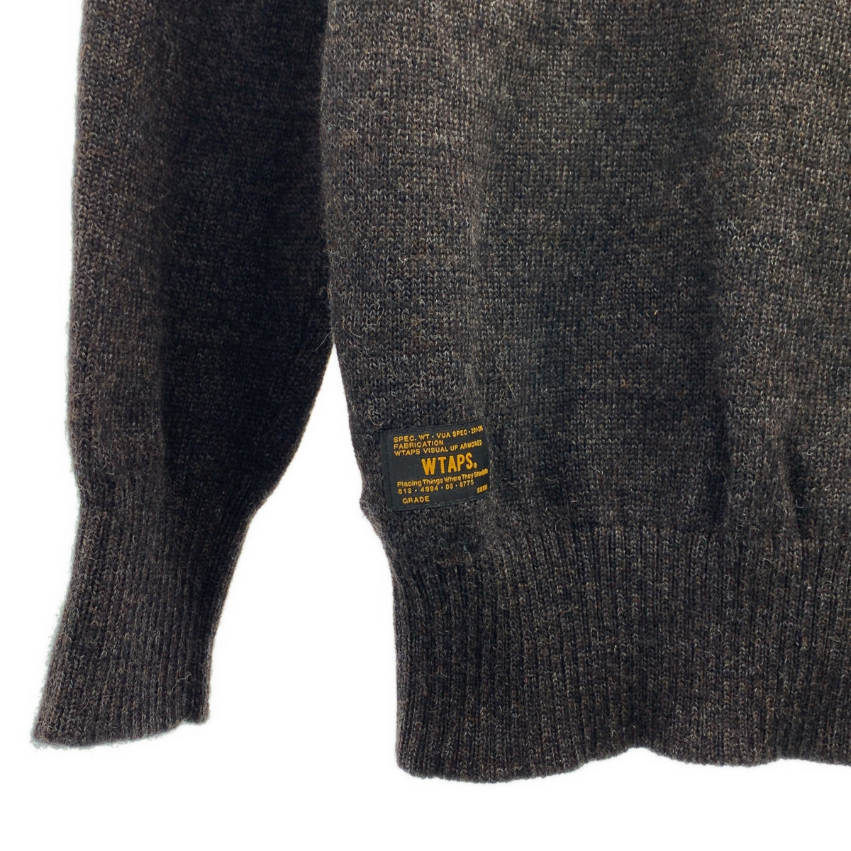 WTAPS / ダブルタップス | DECK CREW-C / SWEATER.WOOL ウール デッキ ニット | 1 | メンズ