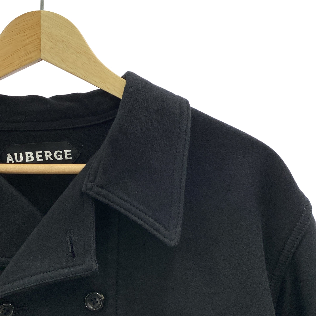 AUBERGE / オーベルジュ | MC BATEAU モールスキン ダブル ジャケット | 44 | ブラック | メンズ
