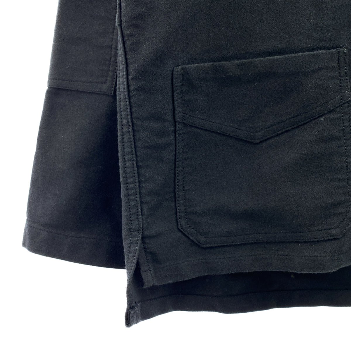 AUBERGE / オーベルジュ | MC BATEAU モールスキン ダブル ジャケット | 44 | ブラック | メンズ