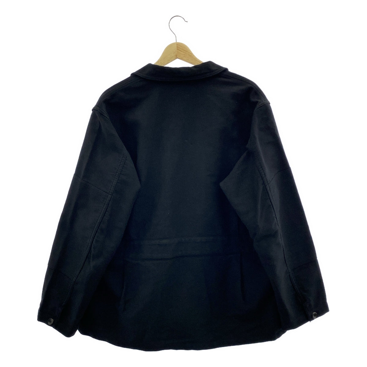 AUBERGE / オーベルジュ | MC BATEAU モールスキン ダブル ジャケット | 44 | ブラック | メンズ