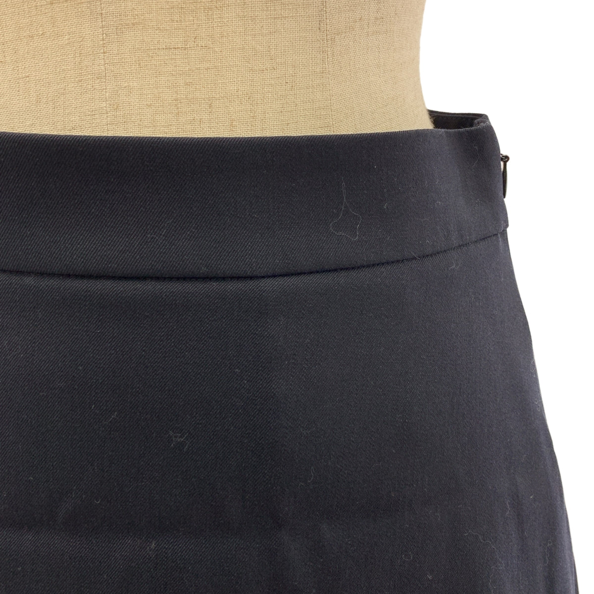 JIL SANDER / ジルサンダー | 2025AW | アシンメトリー ウール ロングスカート | 32 | レディース