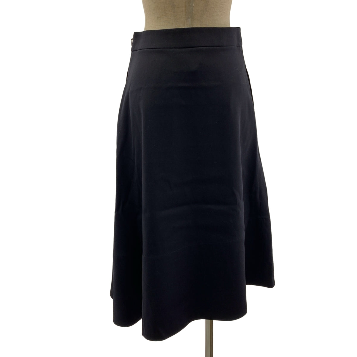 JIL SANDER / ジルサンダー | 2025AW | アシンメトリー ウール ロングスカート | 32 | レディース