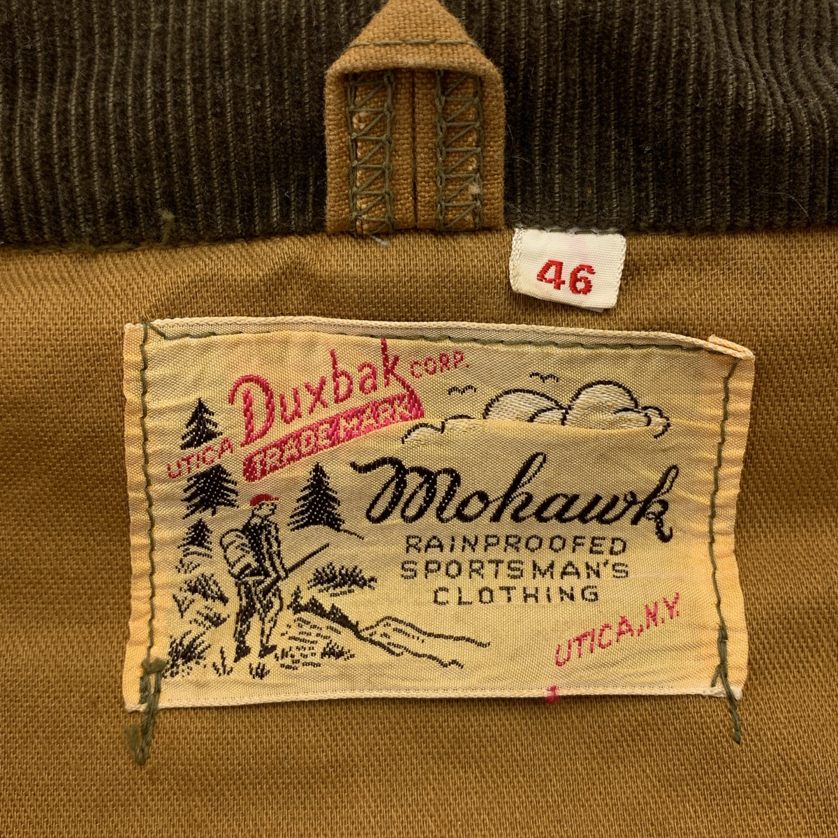 復古 / 復古服飾 | 1950 年代 Duxbak 狩獵夾克 | 尺寸 46 | 男士