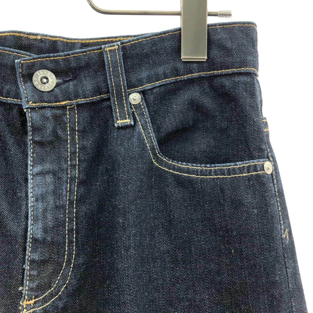 AG adriano Goldschmied / エージーアドリアーノゴールドシュミット | ロゴレザーパッチ ロールアップ デニムパンツ | 28 | レディース