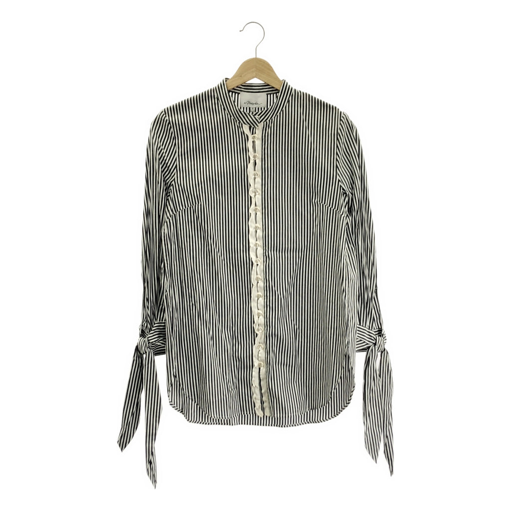 3.1 Phillip Lim / 쓰리원 필립 림 | 스트라이프 슬리브 리본 셔츠 | 0 | 여성