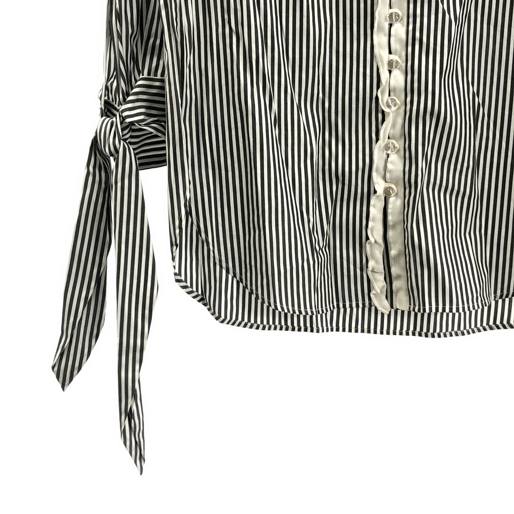 3.1 Phillip Lim / 쓰리원 필립 림 | 스트라이프 슬리브 리본 셔츠 | 0 | 여성