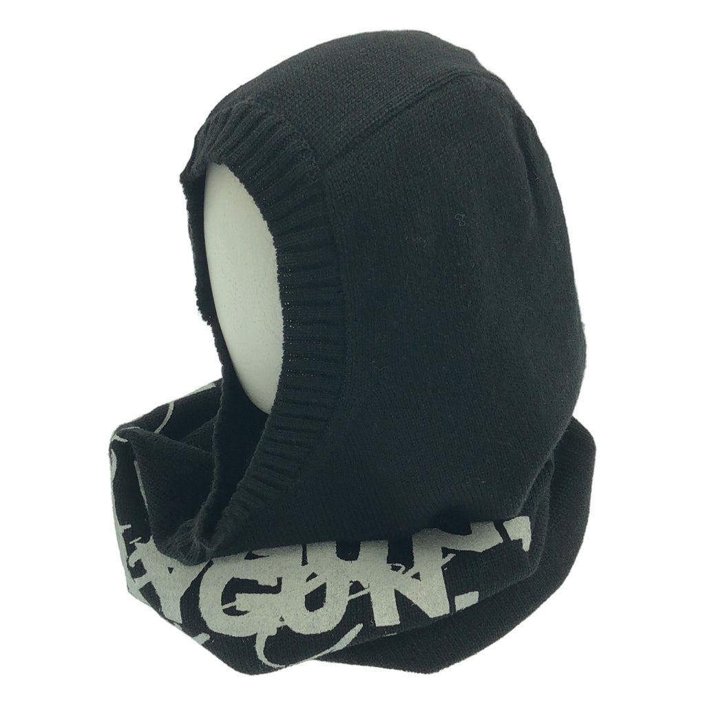 TAKAHIROMIYASHITA The Soloist | 2023秋冬 | 設得蘭羊毛超大巴拉克拉法帽 | 設得蘭羊毛印花超大巴拉克拉法帽圍脖 | 一件 |