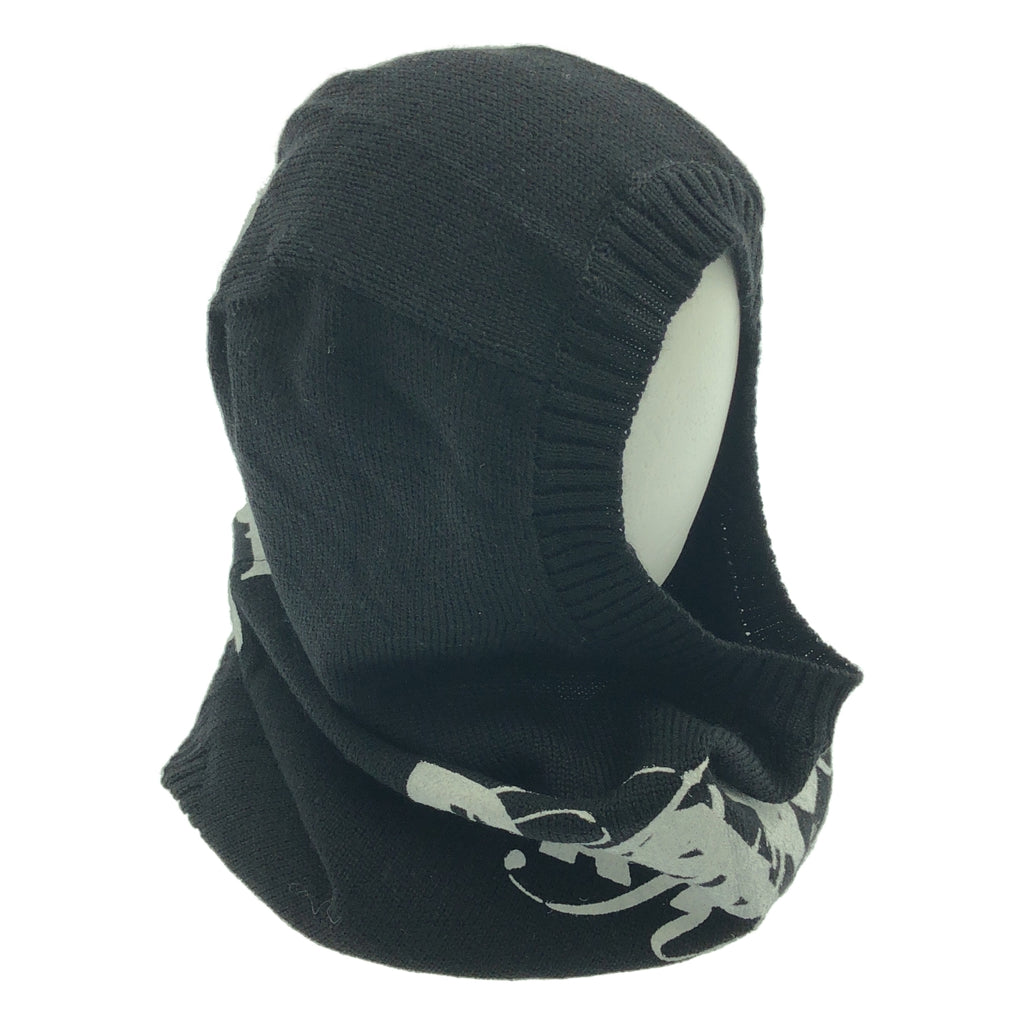 TAKAHIROMIYASHITA The Soloist | 2023秋冬 | 設得蘭羊毛超大巴拉克拉法帽 | 設得蘭羊毛印花超大巴拉克拉法帽圍脖 | 一件 |