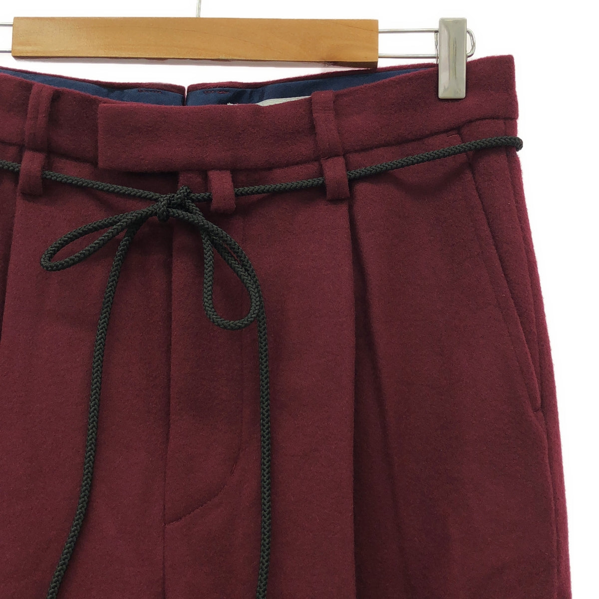 [New] prasthana / Prasthana | Zankyo lazy slacks / Pants | M | Bordeaux | Men's