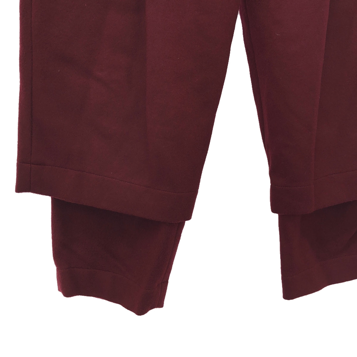 [New] prasthana / Prasthana | Zankyo lazy slacks / Pants | M | Bordeaux | Men's