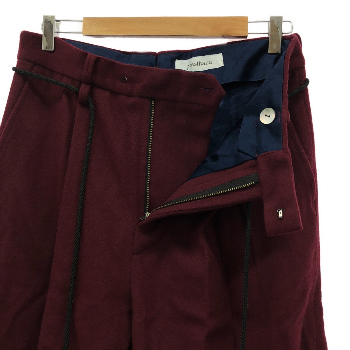 [New] prasthana / Prasthana | Zankyo lazy slacks / Pants | M | Bordeaux | Men's