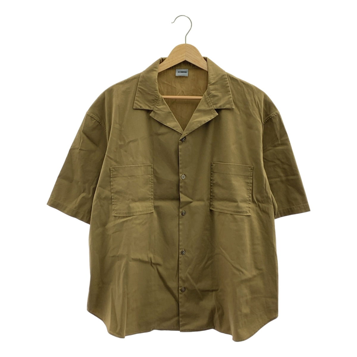 JIL SANDER / ジルサンダー | ストレッチ オープンカラーシャツ | 40 | メンズ