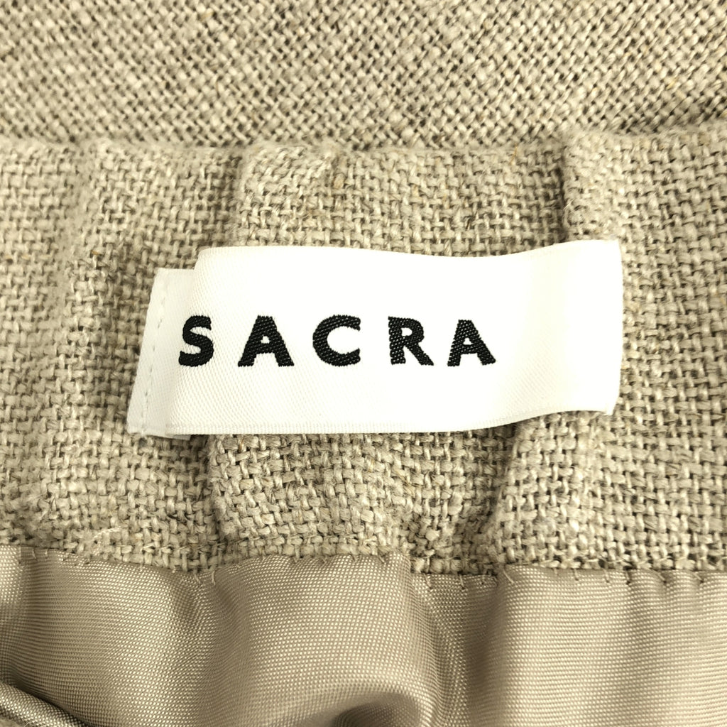 SACRA | 復古亞麻裙 | 尺寸 36 | 女款