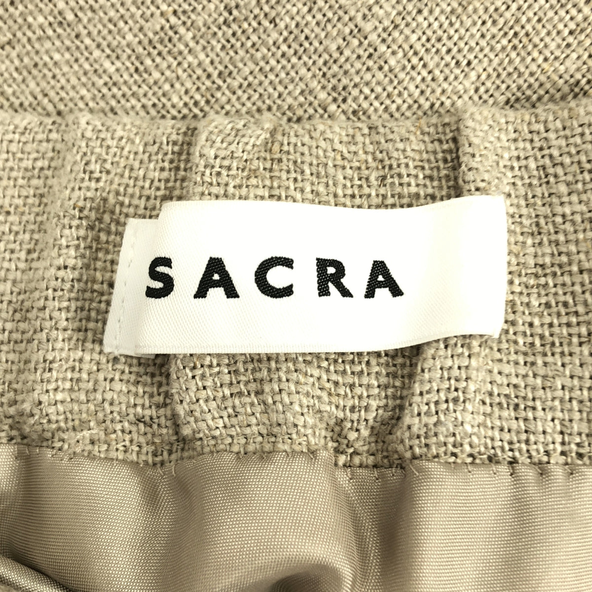 SACRA | 復古亞麻裙 | 尺寸 36 | 女款