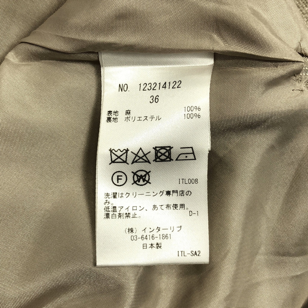 SACRA | 復古亞麻裙 | 尺寸 36 | 女款