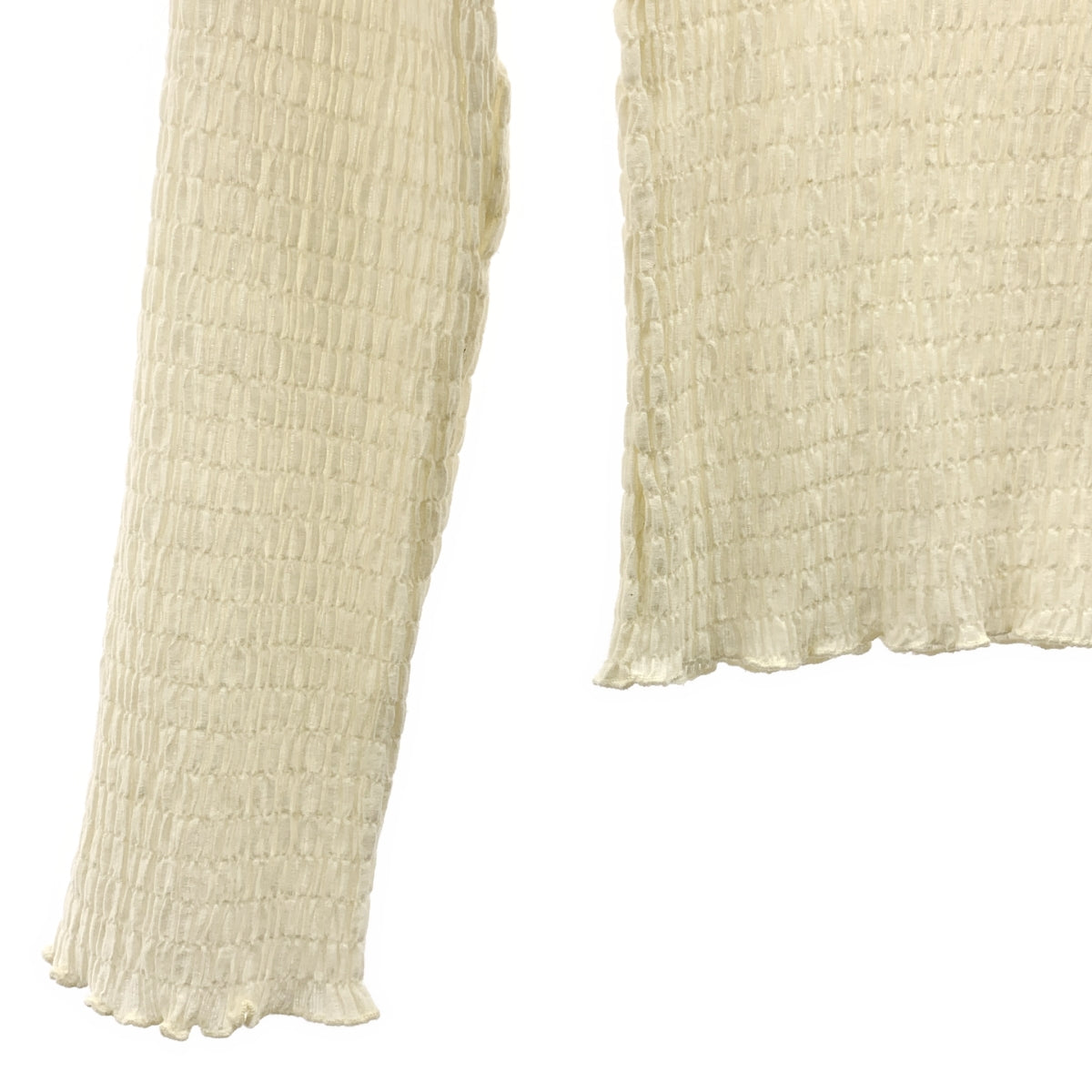 Ron Herman | 聚酯褶皺長袖上衣 | XS | 女款