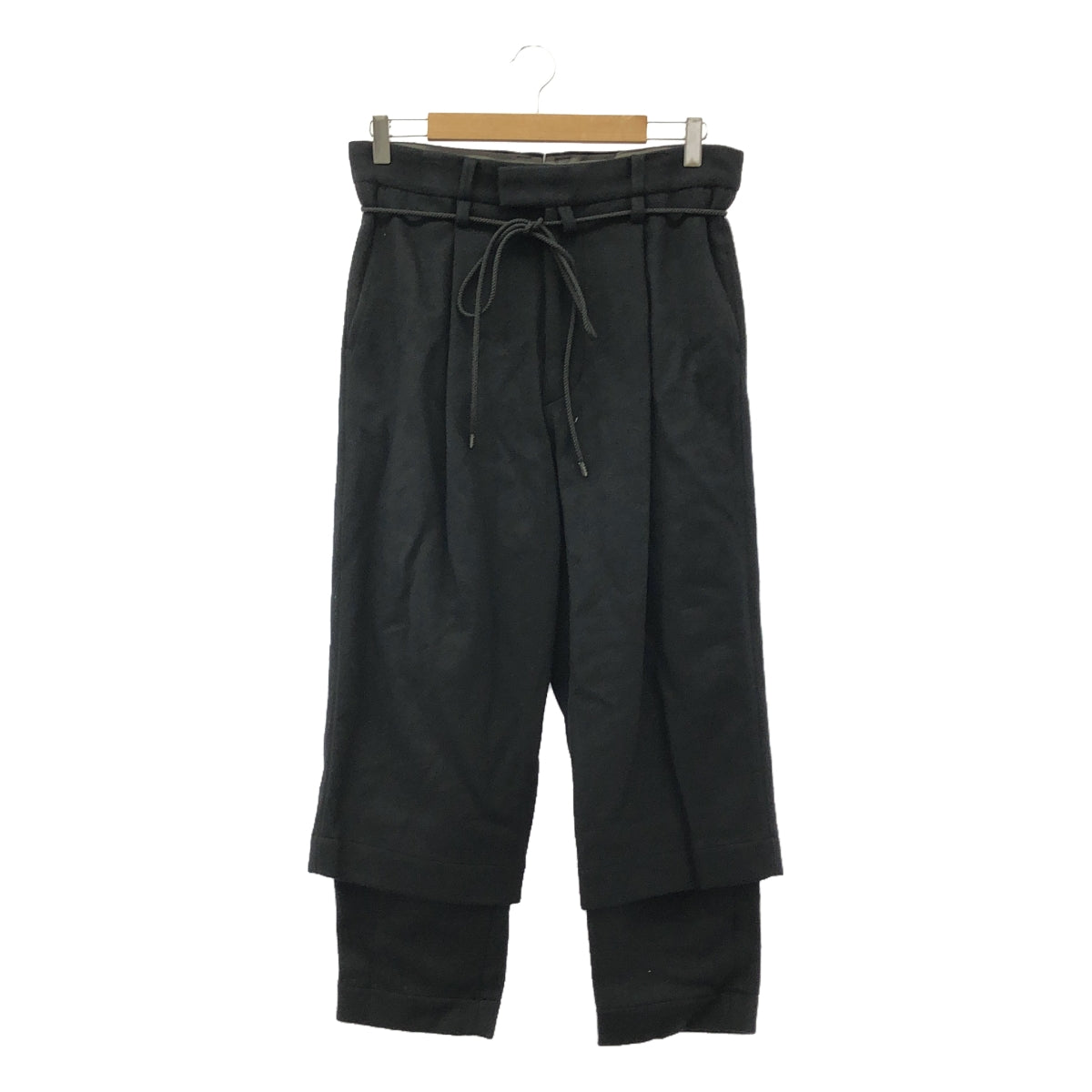 [New] prasthana / Prasthana | Zankyo lazy slacks / pants | M | Black | Men's