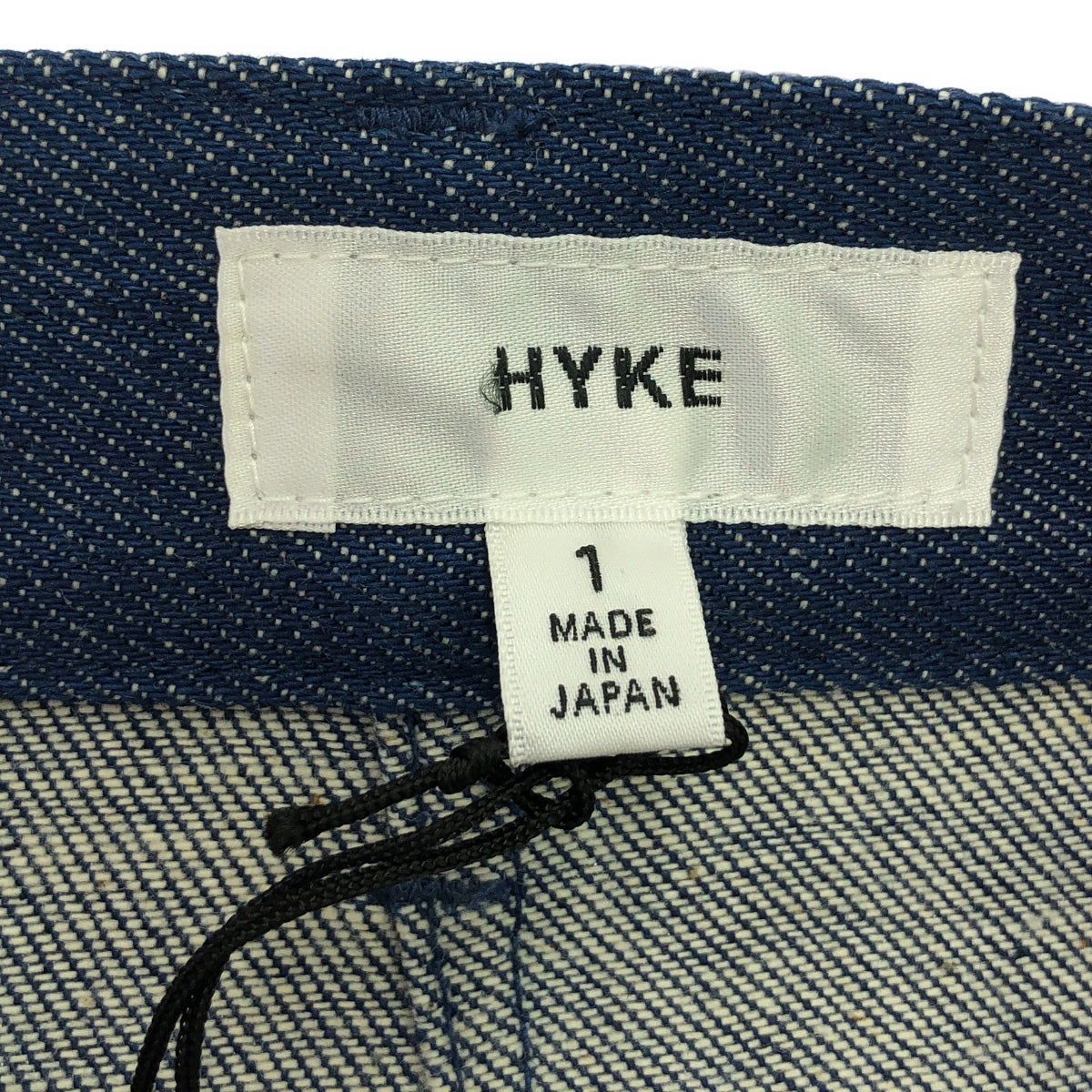【신품】 HYKE / 하이크 | 베이커 크롭 데님 바지 | 1 | PALE BLUE | 여성
