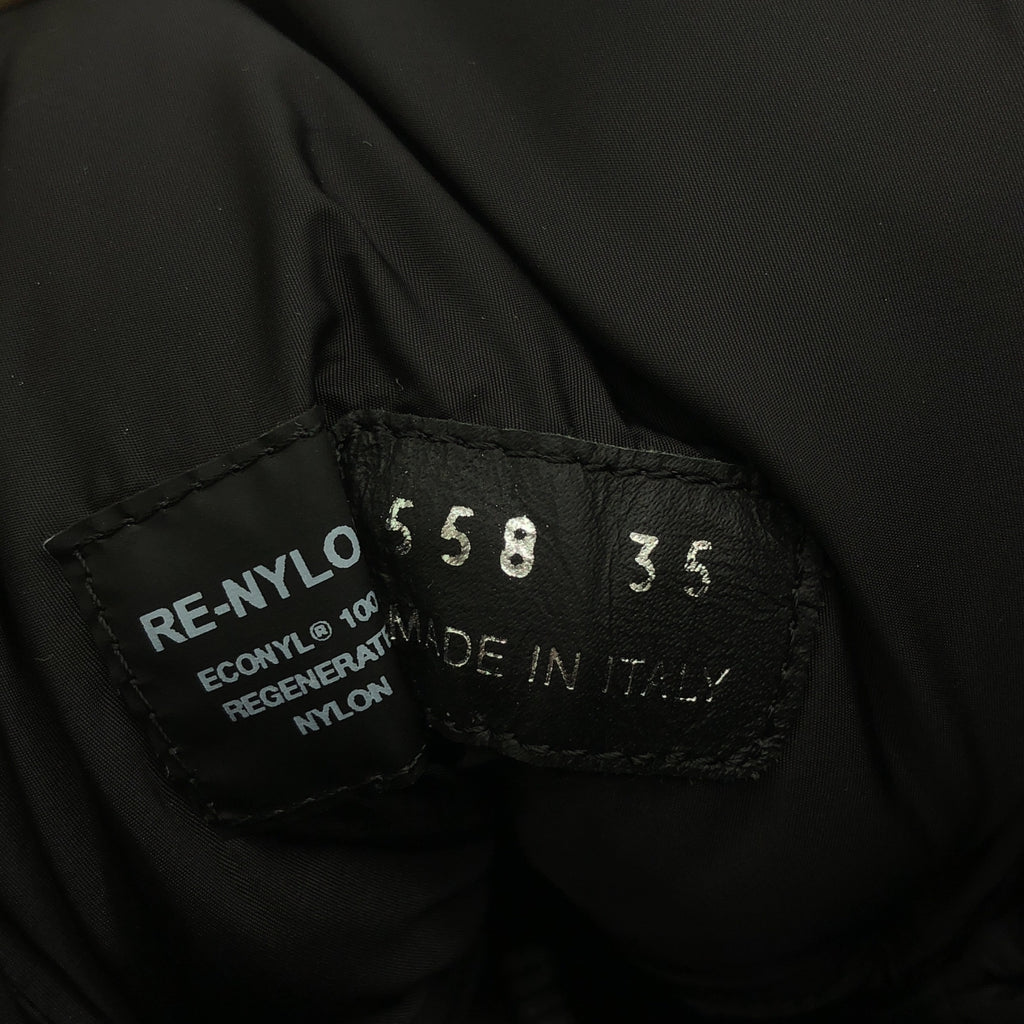 【美品】  miu miu / ミュウミュウ | Padded Matelasse Booties / 5U558D ロゴ ショート ブーツ | 35 | NERO | レディース