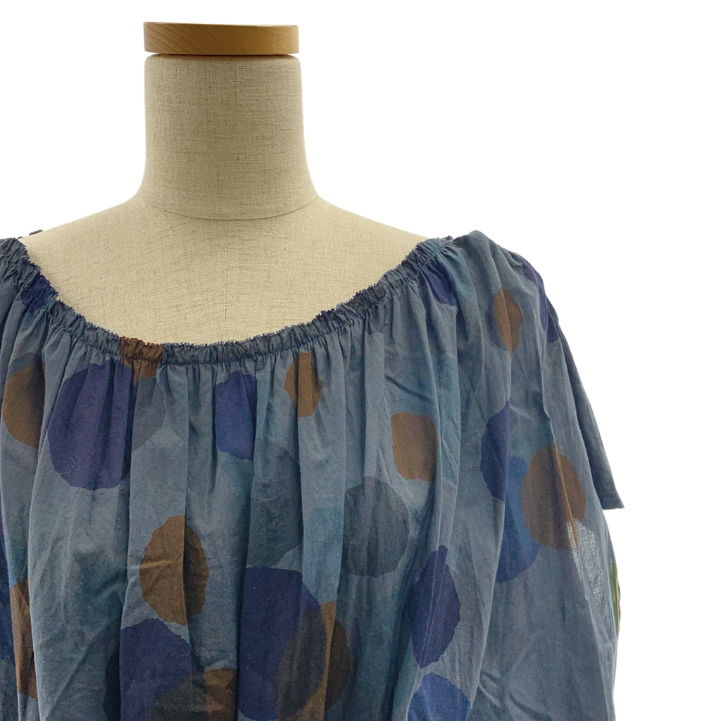 mina perhonen / ミナペルホネン | rain star / ギャザー ボリューム ワンピース | 38 | レディース