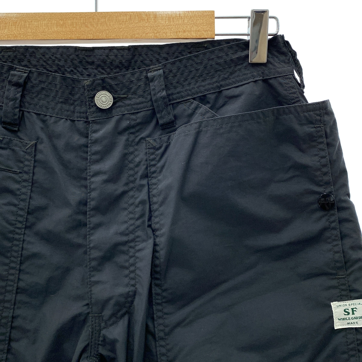 SASSAFRAS / 사사후라스 | Fall Leaf Gardener Pants 1/2 나일론 폴 리프 가디너 반바지 | S | 남성