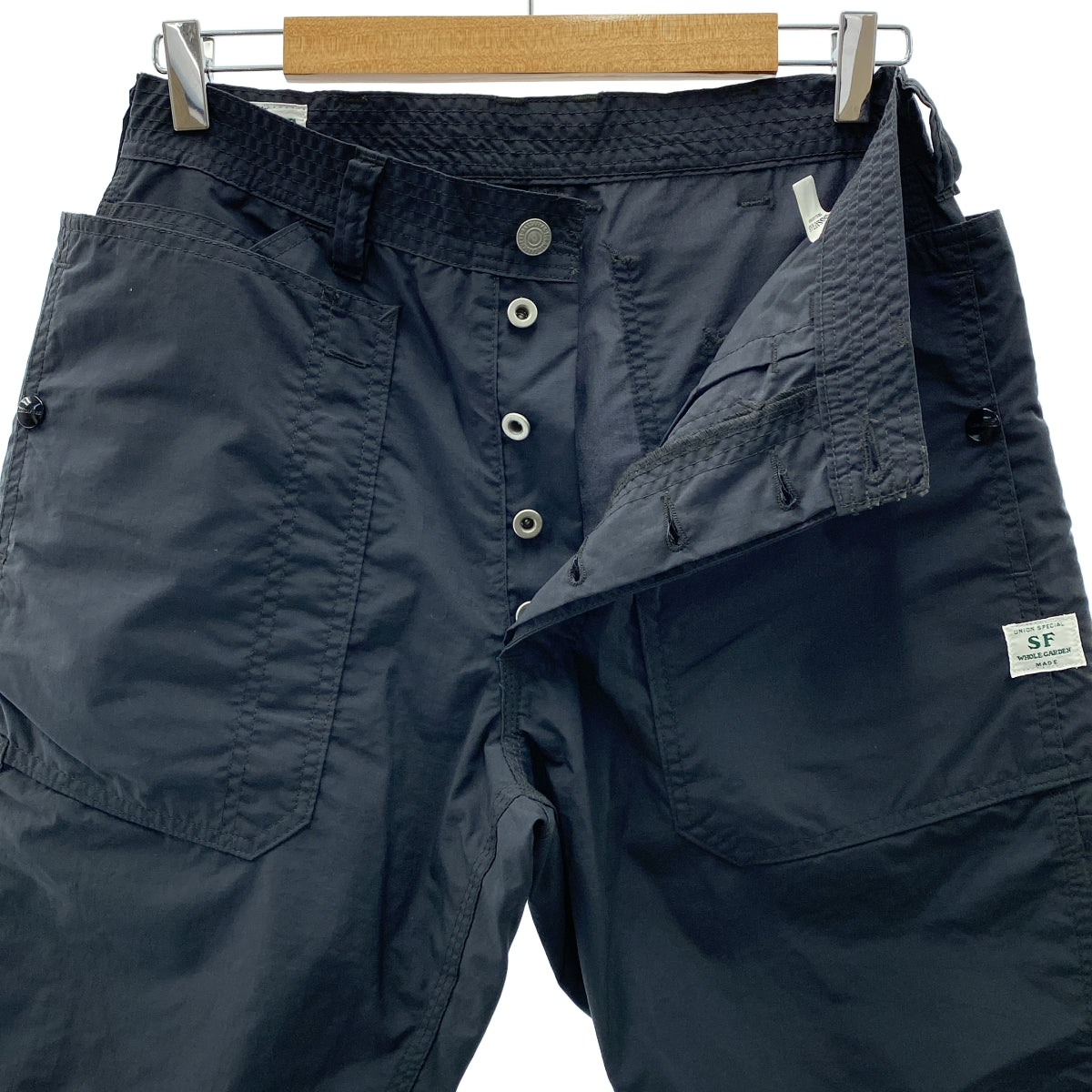 SASSAFRAS / 사사후라스 | Fall Leaf Gardener Pants 1/2 나일론 폴 리프 가디너 반바지 | S | 남성