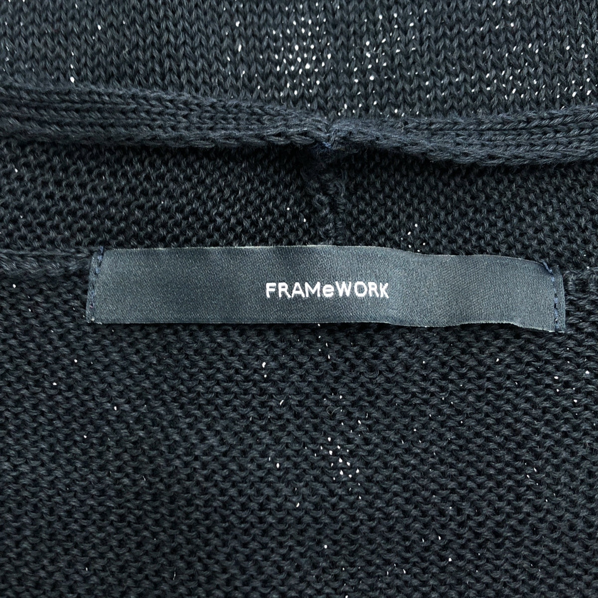 Framework / フレームワーク | 2024SS | GIMA Vネック コットン カーディガン | F | ネイビー | レディース