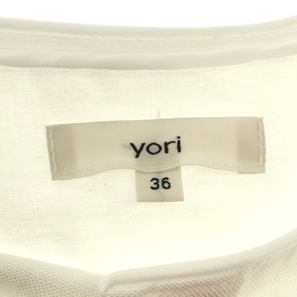 yori / ヨリ | コットンリネンシャツ | 36 | レディース