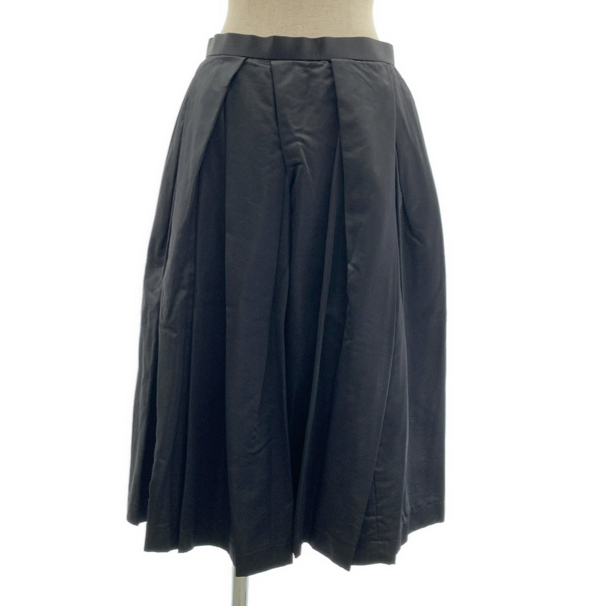 COMME des GARCONS / 컴데 갤슨 | 2010AW | 백 Zip 볼륨 플레어 스커트 / 총 안감 | S | 여성